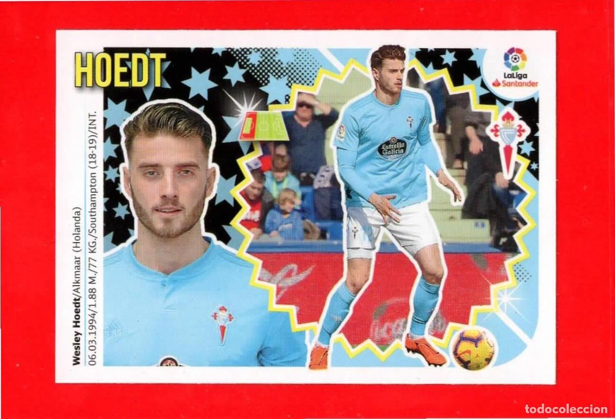 Figurine di Calcio: 9 Hoedt - R.C. CELTA - MERCADO de INVIERNO - Liga Este 2018 2019 18 19