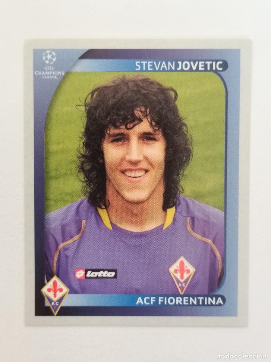 Figurine di Calcio: #294 JOVETIC (FIORENTINA) CHAMPIONS LEAGUE 2008/2009 PANINI