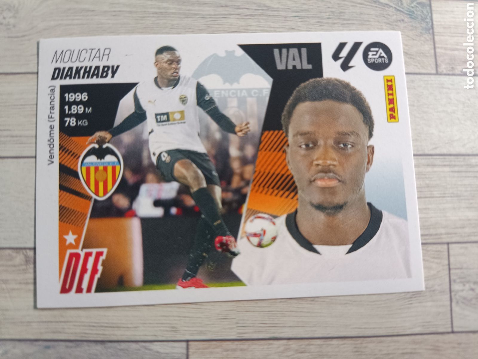 Cromos de Futebol: 7 DIAKHABY VALENCIA LIGA ESTE 2025 2026 PANINI 25 26 SIN PEGAR
