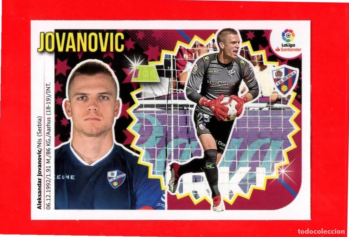 Cromos de Futebol: 17 Jovanovic - S.D. HUESCA - MERCADO de INVIERNO - Liga Este 2018 2019 18 19