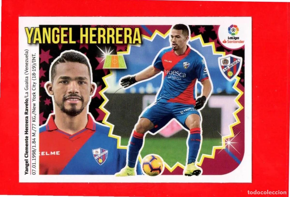 Cromos de Futebol: 18 Yangel Herrera - S.D. HUESCA - MERCADO de INVIERNO - Liga Este 2018 2019 18 19
