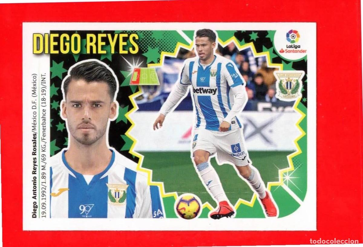 Cromos de F&uacute;tbol: 22 Diego Reyes - C.D. LEGANES - MERCADO de INVIERNO - Liga Este 2018 2019 18 19