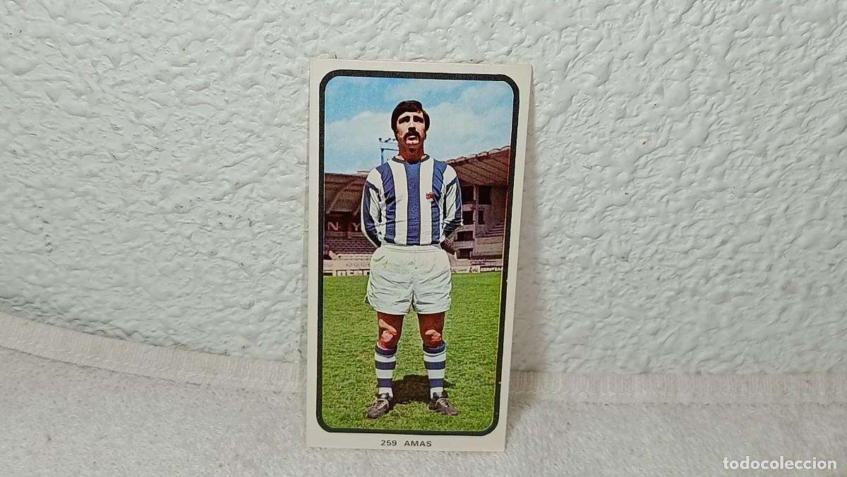 Cromos de F&uacute;tbol: ANTIGUO CROMO N&ordm; 259 AMAS REAL SOCIEDAD RUIZ ROMERO CAMPEONATOS NACIONALES FUTBOL 1973 - 74