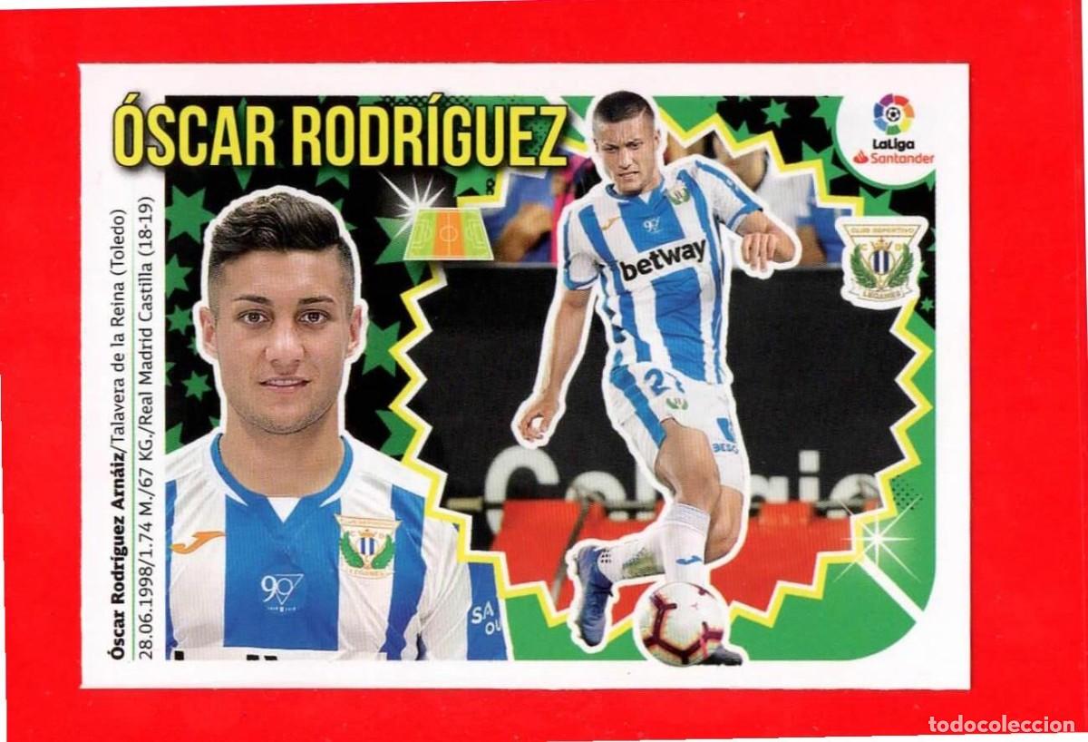 Cromos de F&uacute;tbol: 23 &Oacute;scar Rodr&iacute;guez - C.D. LEGANES - MERCADO de INVIERNO - Liga Este 2018 2019 18 19