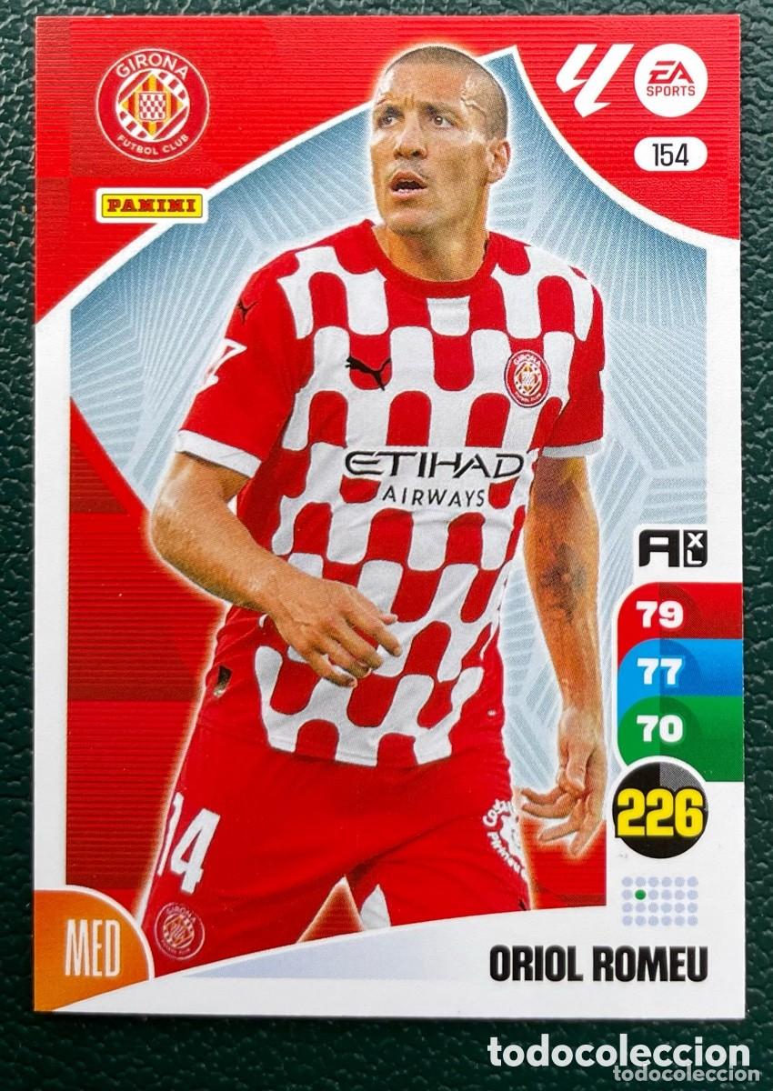 Cromos de F&uacute;tbol: 154 ORIOL ROMEU GIRONA FC FICHAS ALBUM ADRENALYN XL 2024 2025 24 25