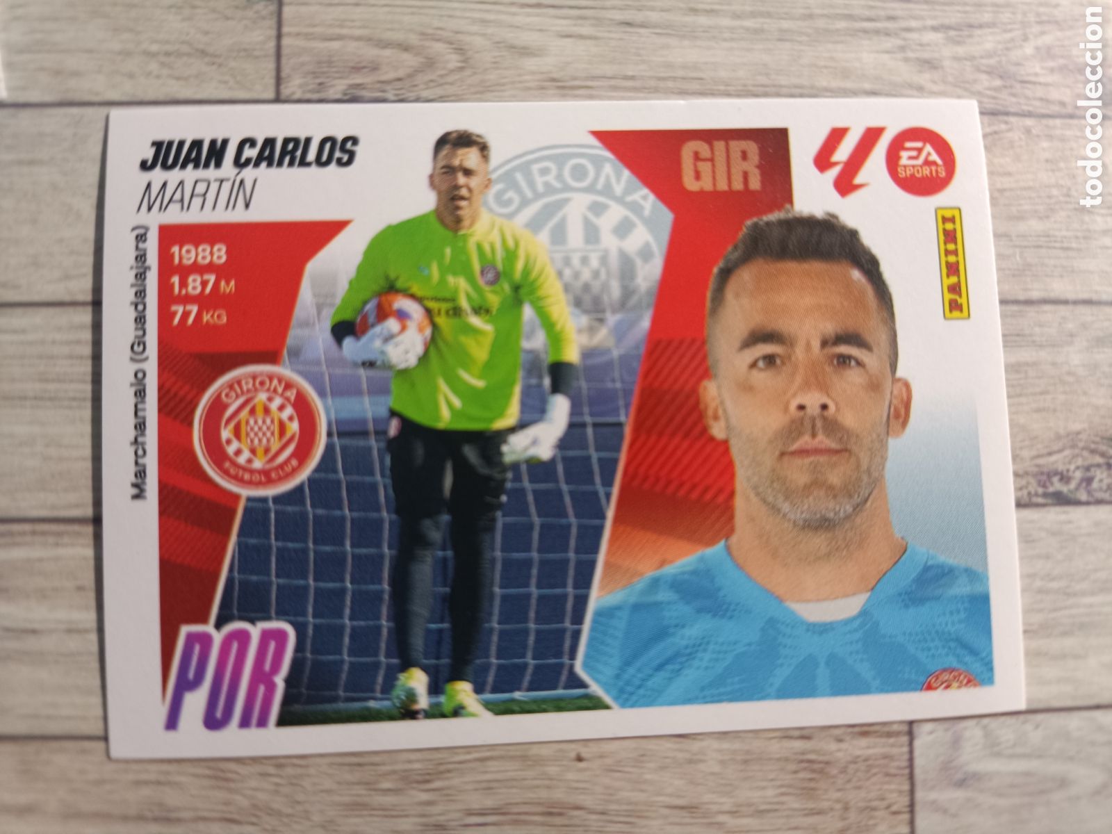 Cromos de F&uacute;tbol: 4B JUAN CARLOS GIRONA 4 B LIGA ESTE 2025 2026 PANINI 25 26 SIN PEGAR