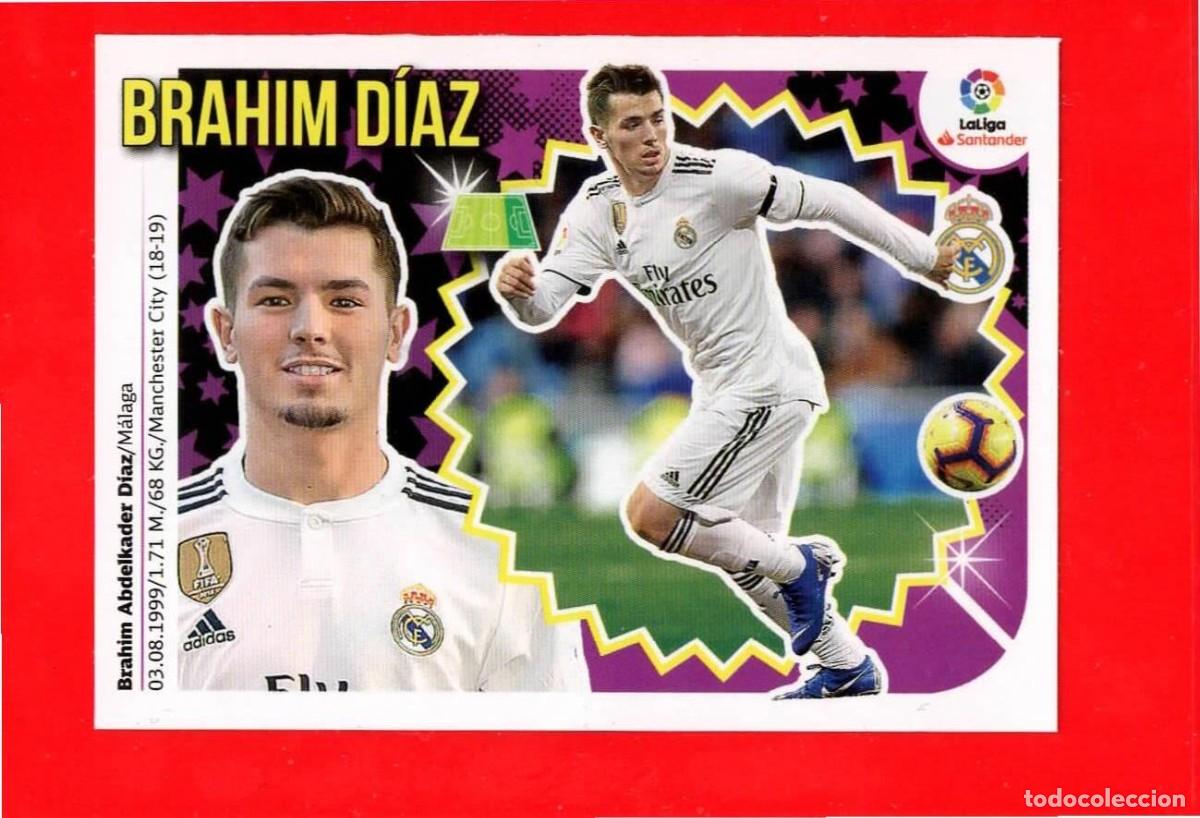 Cromos de F&uacute;tbol: 27 Brahim D&iacute;az - REAL MADRID - MERCADO de INVIERNO - Liga Este 2018 2019 18 19