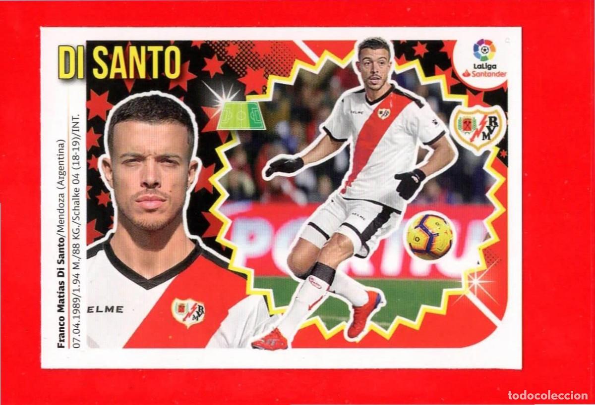 Cromos de F&uacute;tbol: 30 Di Santo - RAYO VALLECANO - MERCADO de INVIERNO - Liga Este 2018 2019 18 19