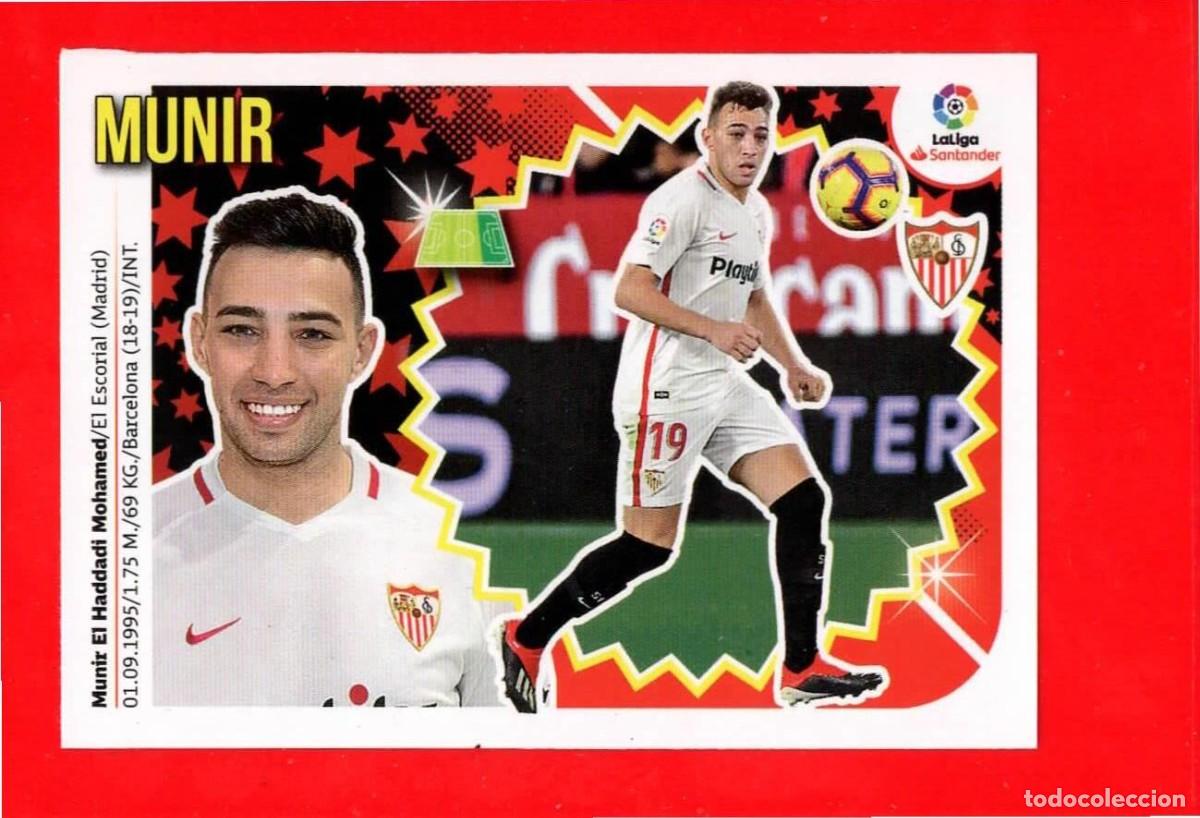 Cartes &agrave; collectionner de Football: 33 Munir - SEVILLA F.C. - MERCADO de INVIERNO - Liga Este 2018 2019 18 19