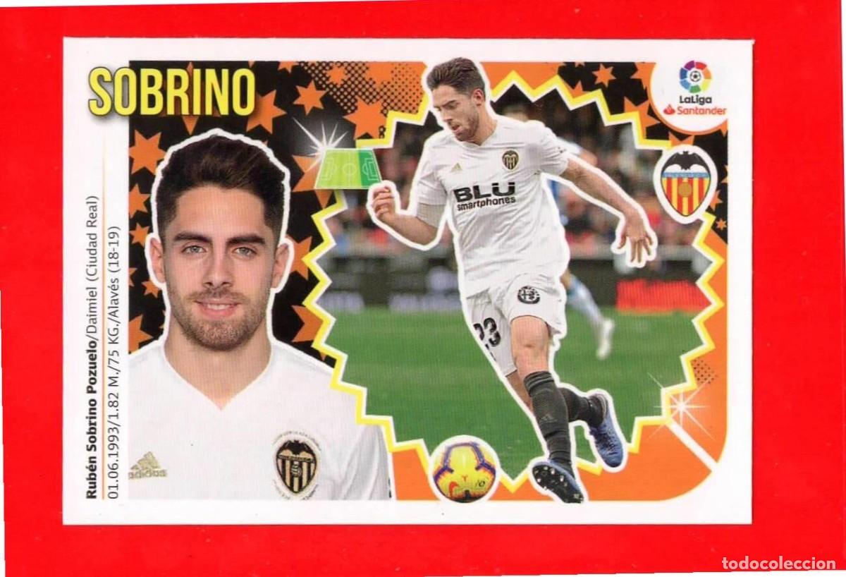 Cartes &agrave; collectionner de Football: 35 Sobrino - VALENCIA C.F. - MERCADO de INVIERNO - Liga Este 2018 2019 18 19