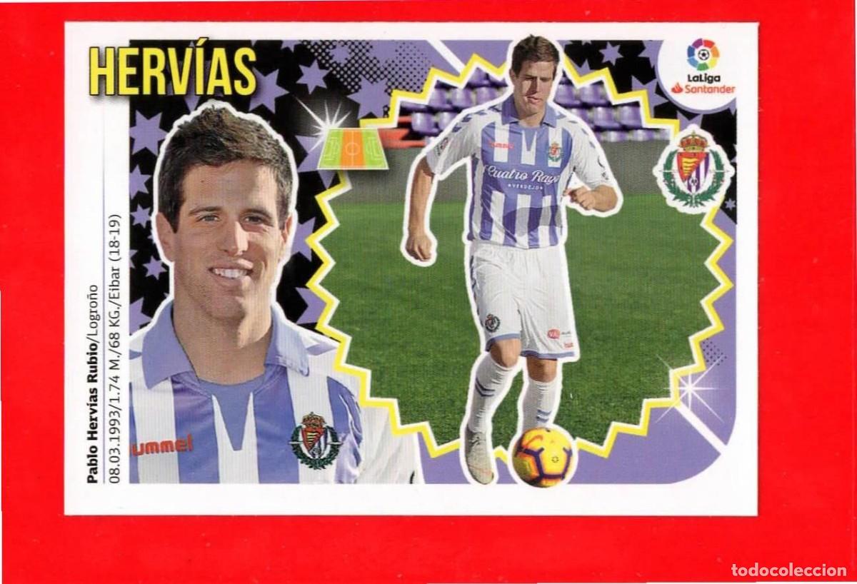 Cartes &agrave; collectionner de Football: 36 Herv&iacute;as - REAL VALLADOLID - MERCADO de INVIERNO - Liga Este 2018 2019 18 19
