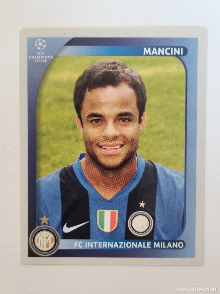 Figurine di Calcio: #310 MANCINI (INTER MILAN) CHAMPIONS LEAGUE 2008/2009 PANINI