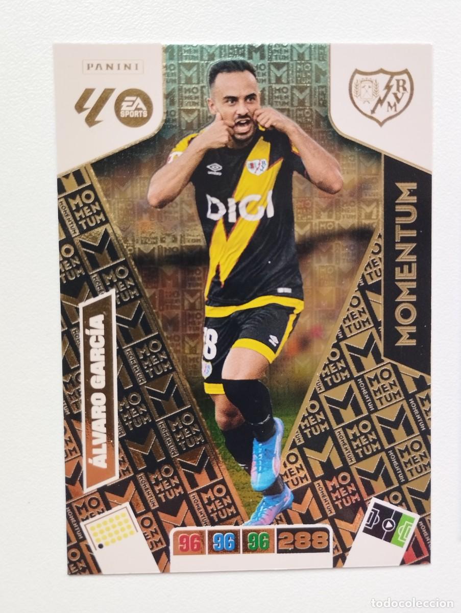Cromos de F&uacute;tbol: CROMO CARD ADRENALYN 2025 2026 LIGA 25 26 MOMENTUM ALVARO GARCIA RAYO VALLECANO