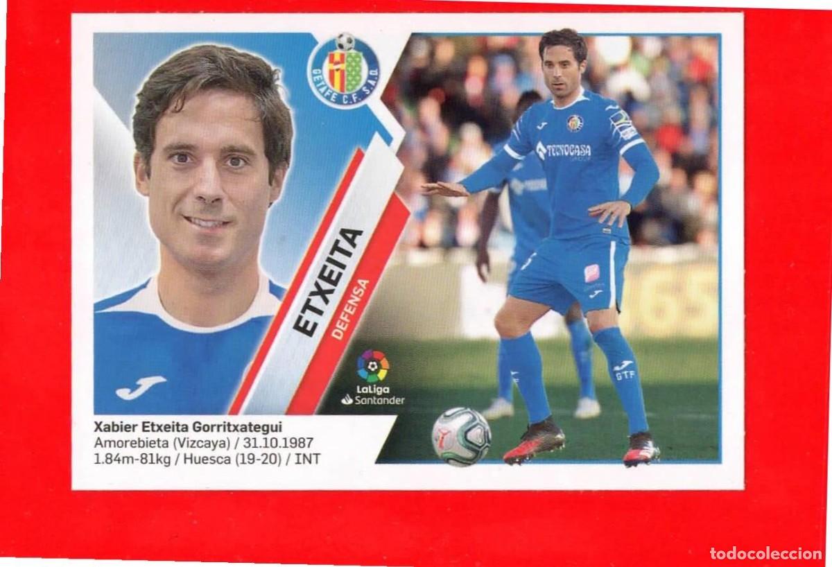 Cromos de F&uacute;tbol: 18 Etxeita - GETAFE C.F. - MERCADO de INVIERNO - Liga Este 2019 2020 19 20