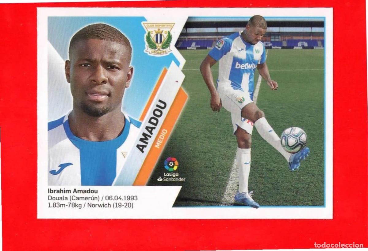 Cromos de F&uacute;tbol: 25 Amadou - C.D. LEGANES - MERCADO de INVIERNO - Liga Este 2019 2020 19 20