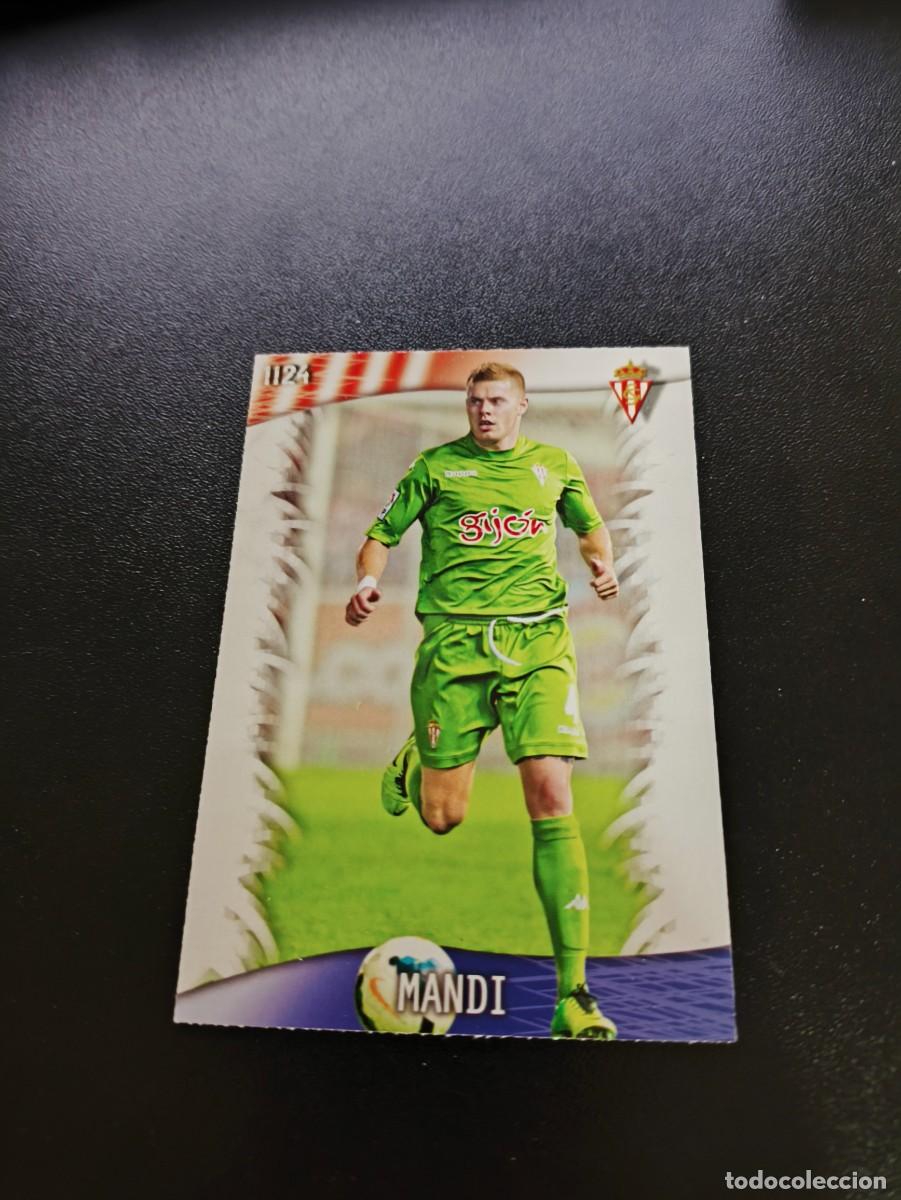 Cromos de Futebol: 1124 Mandi SPORTING DE GIJON ULTIMA HORA UH MUNDICROMO LIGA 2013 2014 13 14 PLATINUM NO PANINI ESTE