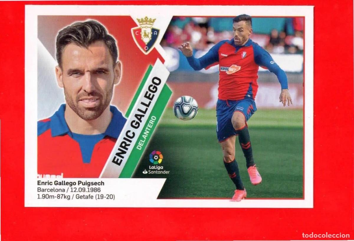 Cromos de Futebol: 33 Enric Gallego - C.A. OSASUNA - MERCADO de INVIERNO - Liga Este 2019 2020 19 20