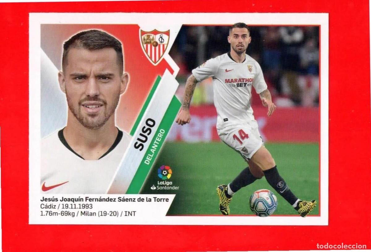 Cromos de Futebol: 35 Suso - SEVILLA F.C. - MERCADO de INVIERNO - Liga Este 2019 2020 19 20
