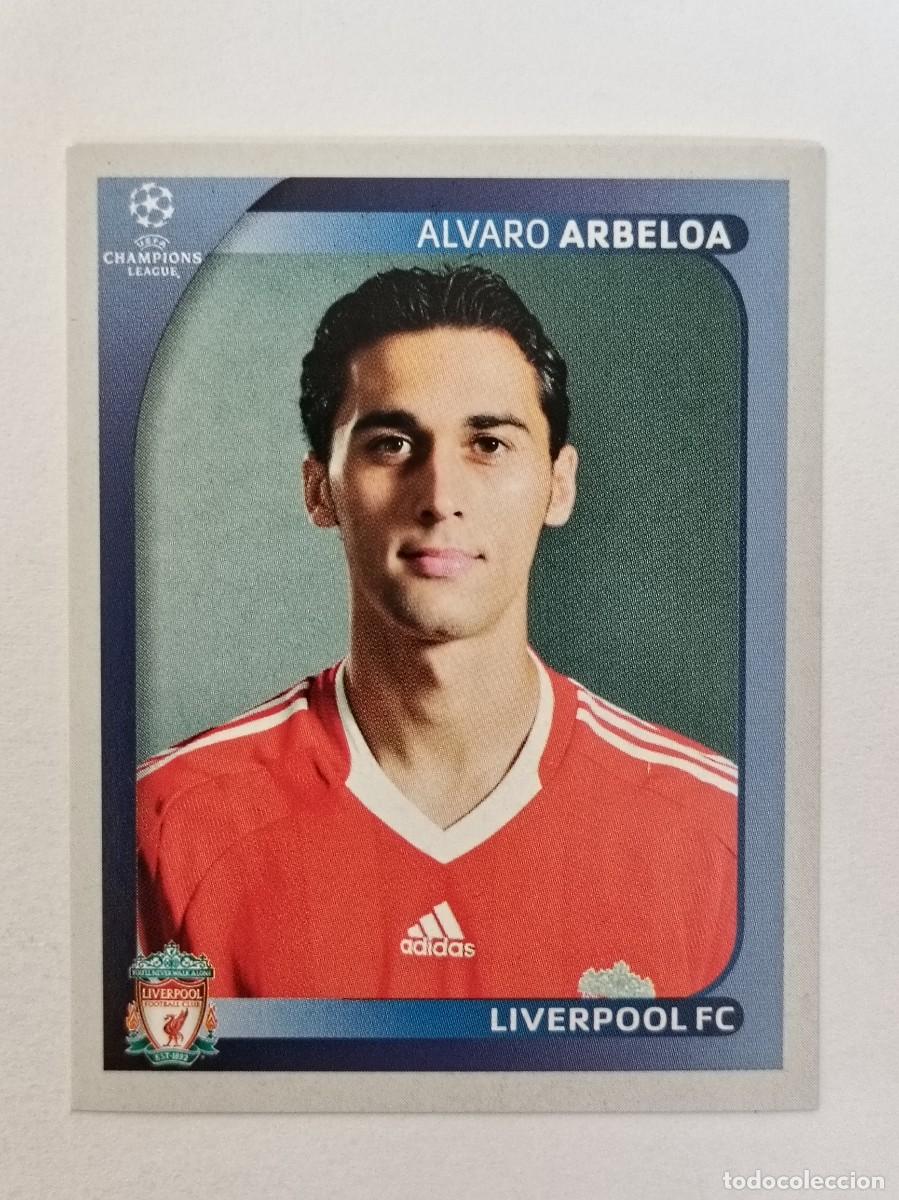 Cromos de Futebol: #334 ARBELOA (LIVERPOOL) CHAMPIONS LEAGUE 2008/2009 PANINI