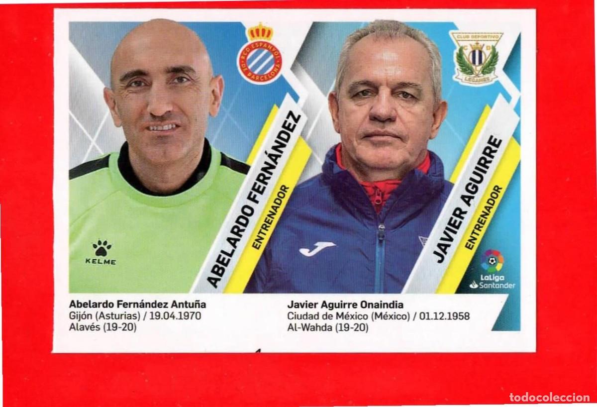 Cromos de F&uacute;tbol: 42 Entrenadores R.C.D. Espanyol/C.D. Leganes - MERCADO de INVIERNO - Liga Este 2019 2020 19 20