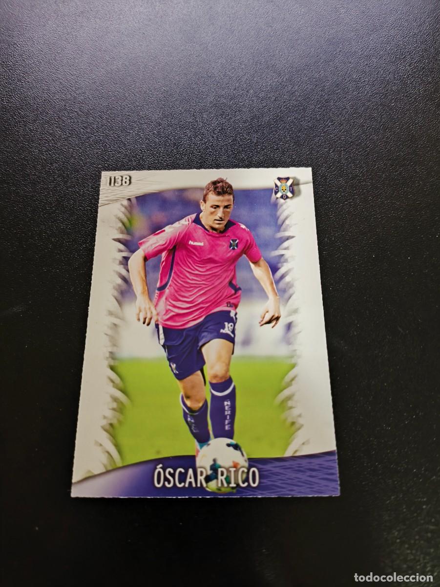 Cromos de F&uacute;tbol: 1138 &Oacute;scar Rico TENERIFE ULTIMA HORA UH MUNDICROMO LIGA 2013 2014 13 14 PLATINUM NO PANINI ESTE