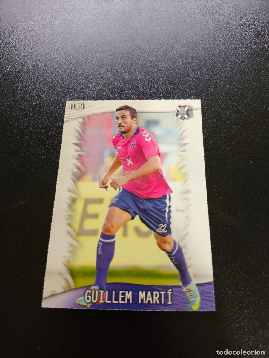 Cromos de F&uacute;tbol: 1139 Guillem Mart&iacute; TENERIFE ULTIMA HORA UH MUNDICROMO LIGA 2013 2014 13 14 PLATINUM NO PANINI ESTE