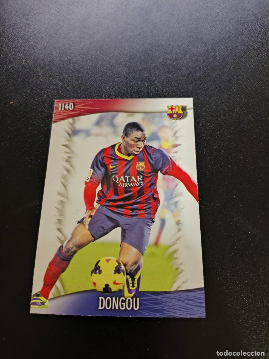 Cromos de F&uacute;tbol: 1140 Dongou BARCELONA B ULTIMA HORA UH MUNDICROMO LIGA 2013 2014 13 14 PLATINUM NO PANINI ESTE