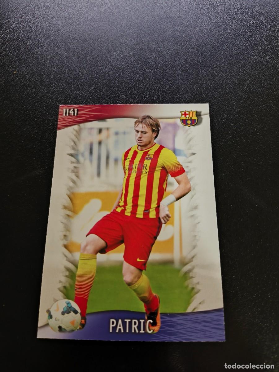 Cromos de F&uacute;tbol: 1141 Patric BARCELONA B ULTIMA HORA UH MUNDICROMO LIGA 2013 2014 13 14 PLATINUM NO PANINI ESTE