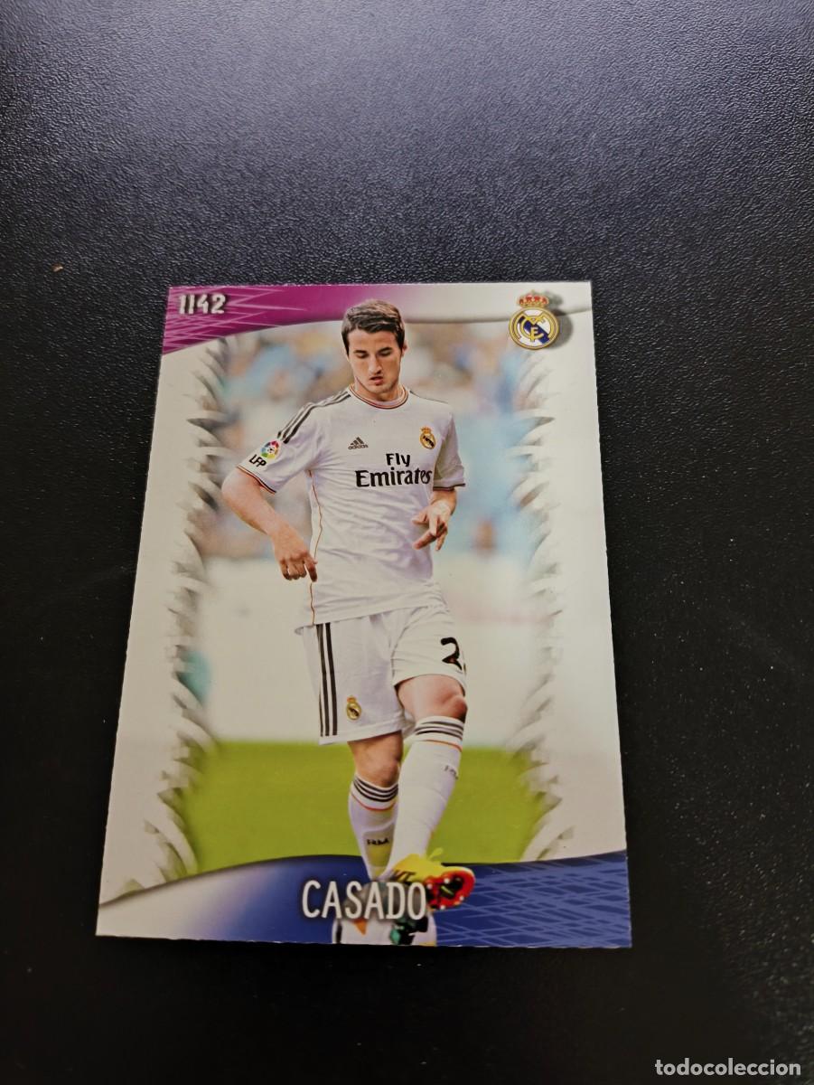 Cromos de F&uacute;tbol: 1142 Casado REAL MADRID CASTILLA ULTIMA HORA MUNDICROMO LIGA 2013 2014 13 14 PLATINUM NO PANINI ESTE