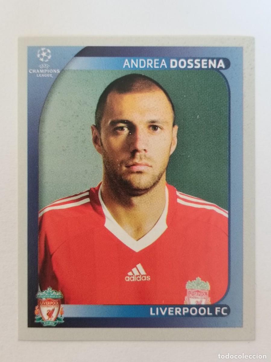 Cromos de F&uacute;tbol: #338 DOSSENA (LIVERPOOL) CHAMPIONS LEAGUE 2008/2009 PANINI