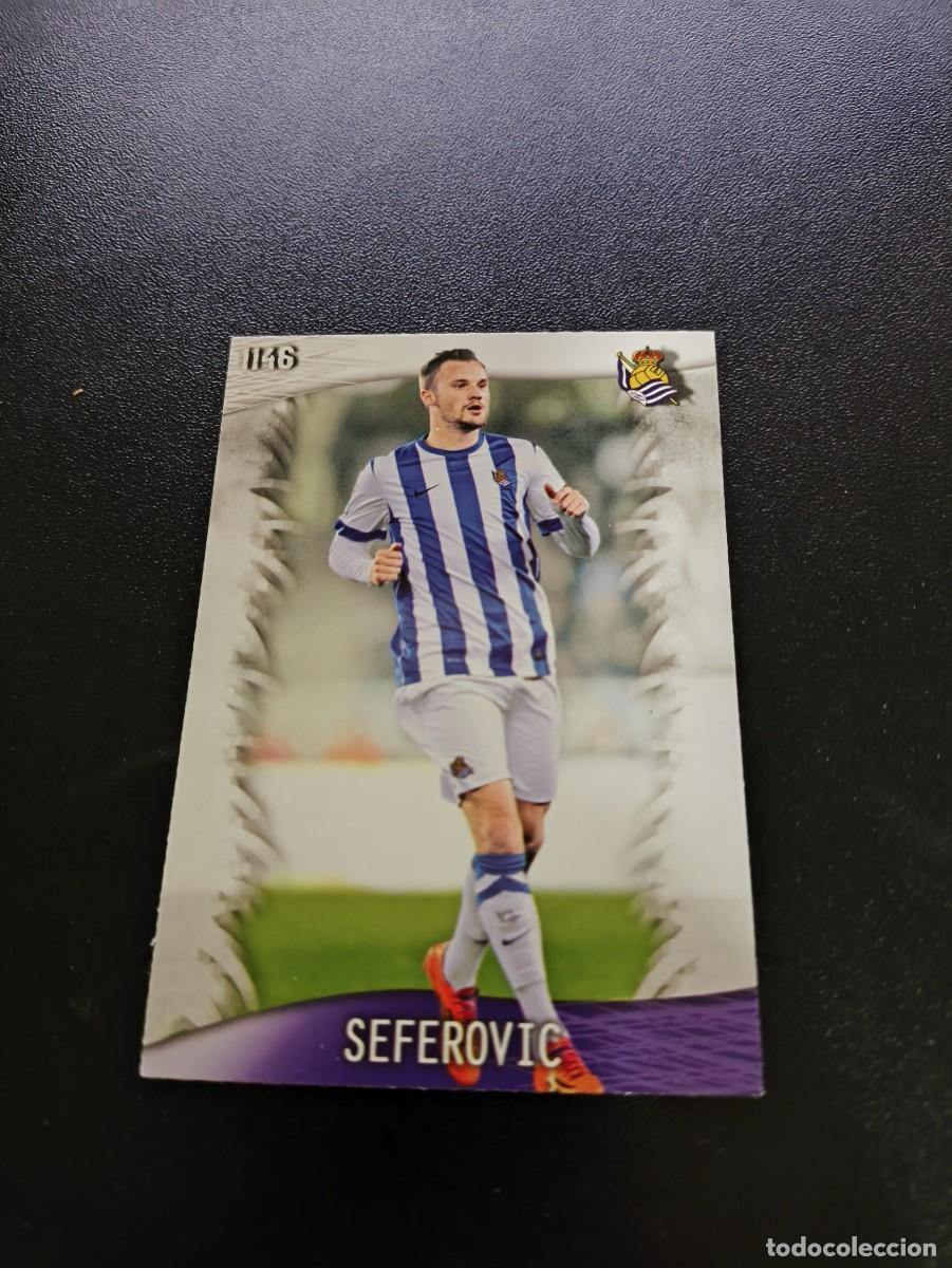 Fu&szlig;ball-Sticker: 1146 Seferovic REAL SOCIEDAD ULTIMA HORA MUNDICROMO LIGA 2013 2014 13 14 PLATINUM NO PANINI ESTE
