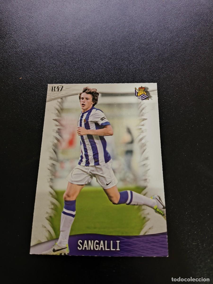Cromos de F&uacute;tbol: 1147 Sangalli REAL SOCIEDAD ULTIMA HORA MUNDICROMO LIGA 2013 2014 13 14 PLATINUM NO PANINI ESTE