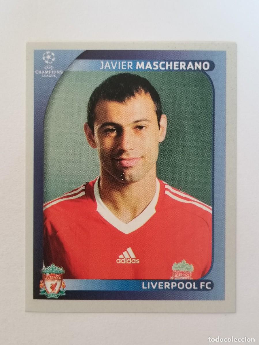 Cromos de F&uacute;tbol: #340 MASCHERANO (LIVERPOOL) CHAMPIONS LEAGUE 2008/2009 PANINI