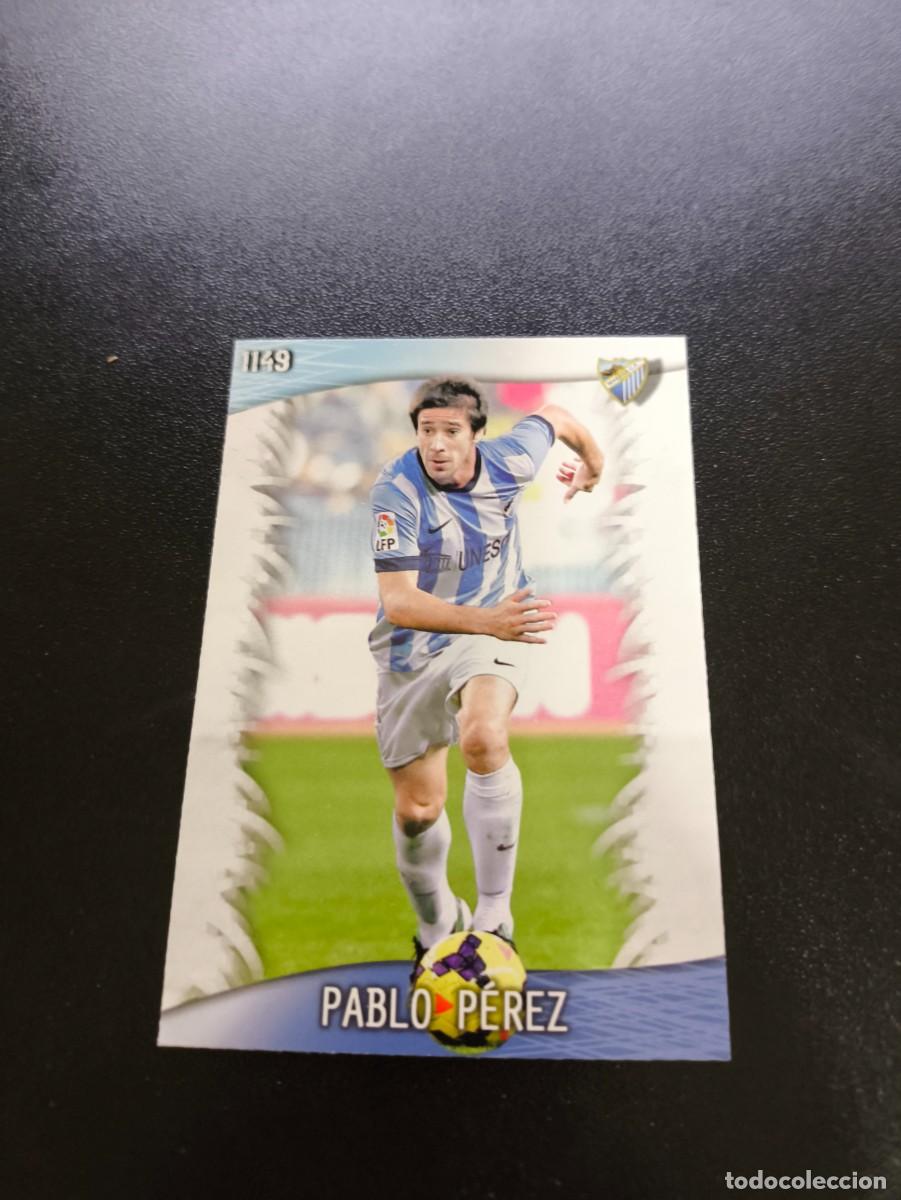 Cromos de F&uacute;tbol: 1149 Pablo P&eacute;rez MALAGA ULTIMA HORA MUNDICROMO LIGA 2013 2014 13 14 PLATINUM NO PANINI ESTE