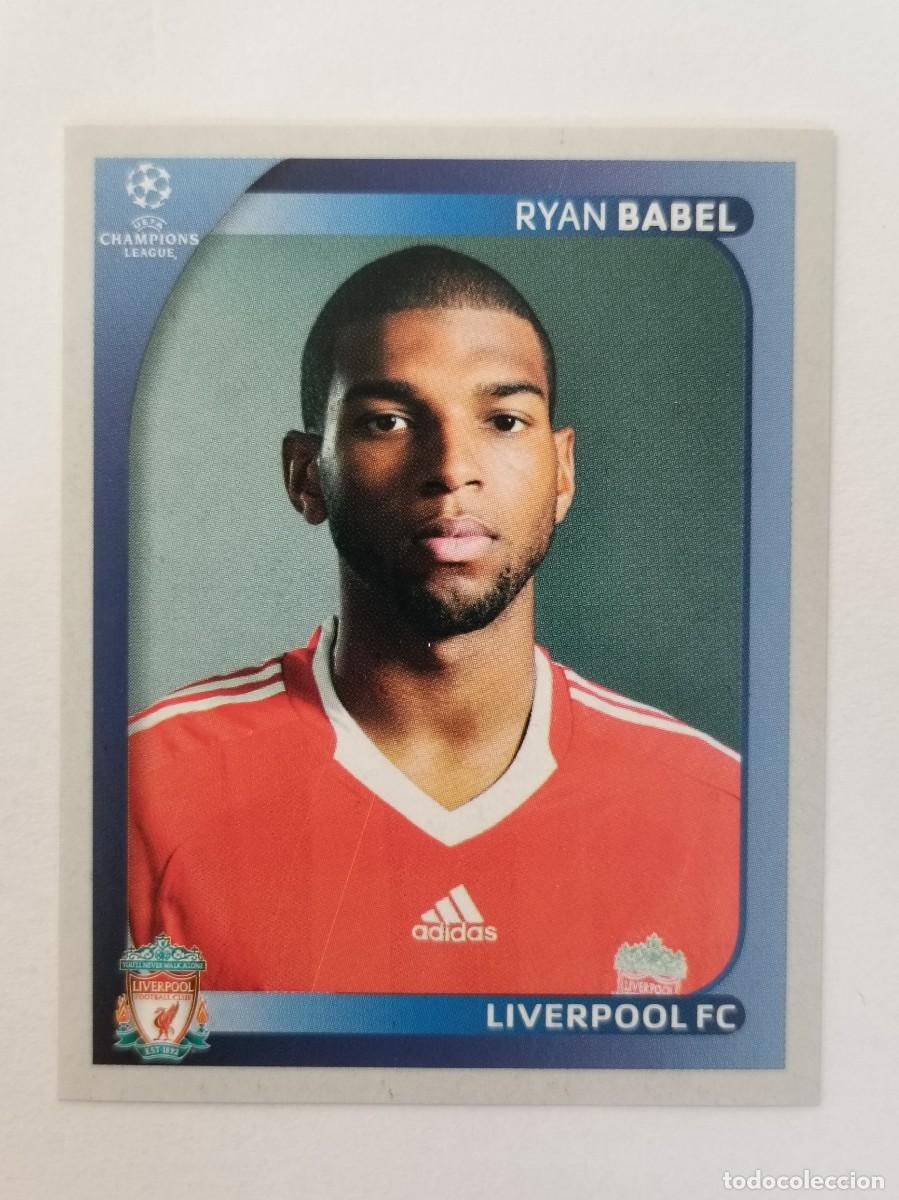 Cromos de F&uacute;tbol: #345 BABEL (LIVERPOOL) CHAMPIONS LEAGUE 2008/2009 PANINI