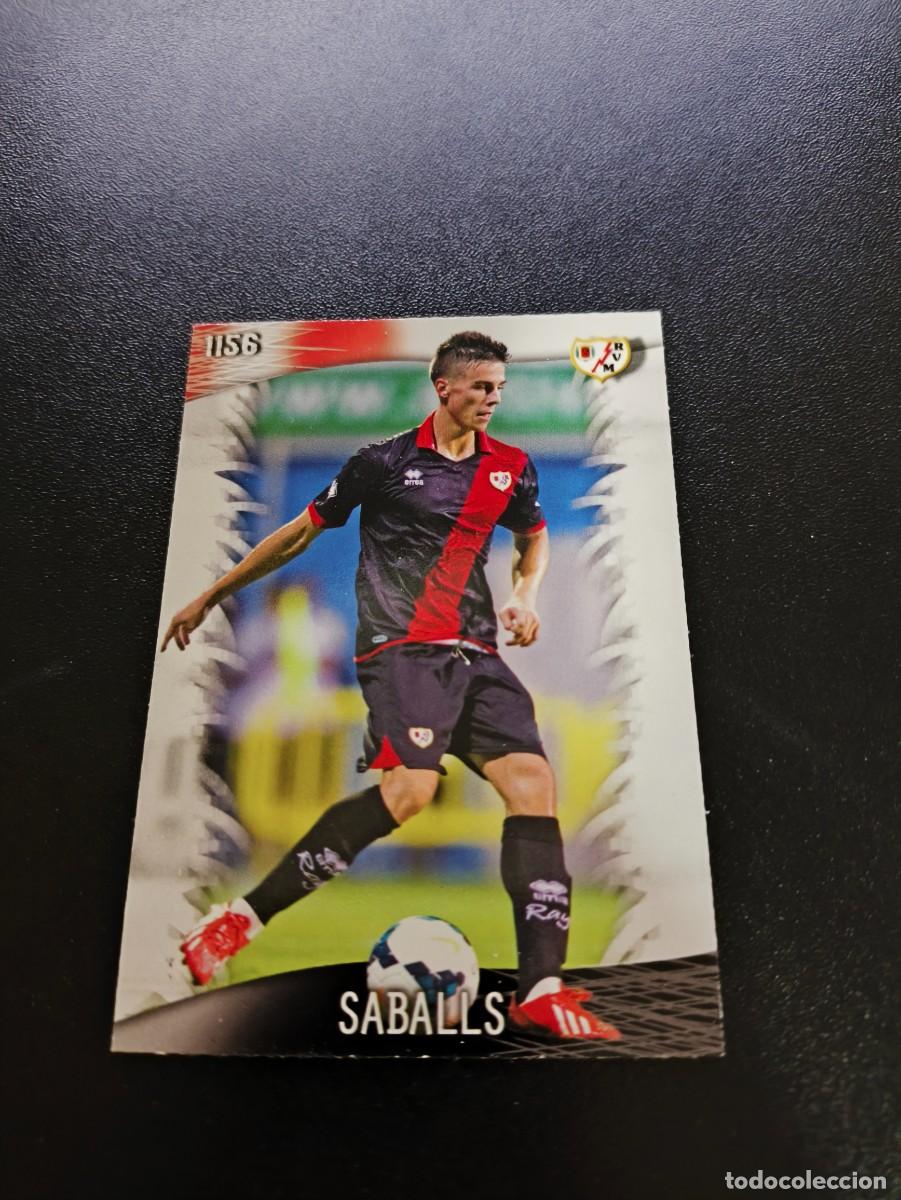 Cromos de F&uacute;tbol: 1156 Saballs RAYO VALLECANO ULTIMA HORA MUNDICROMO LIGA 2013 2014 13 14 PLATINUM NO PANINI ESTE