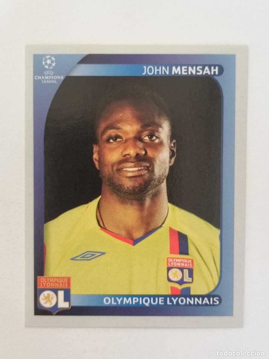 Football Stickers: #353 MENSAH (OLYMPIQUE LYON) CHAMPIONS LEAGUE 2008/2009 PANINI