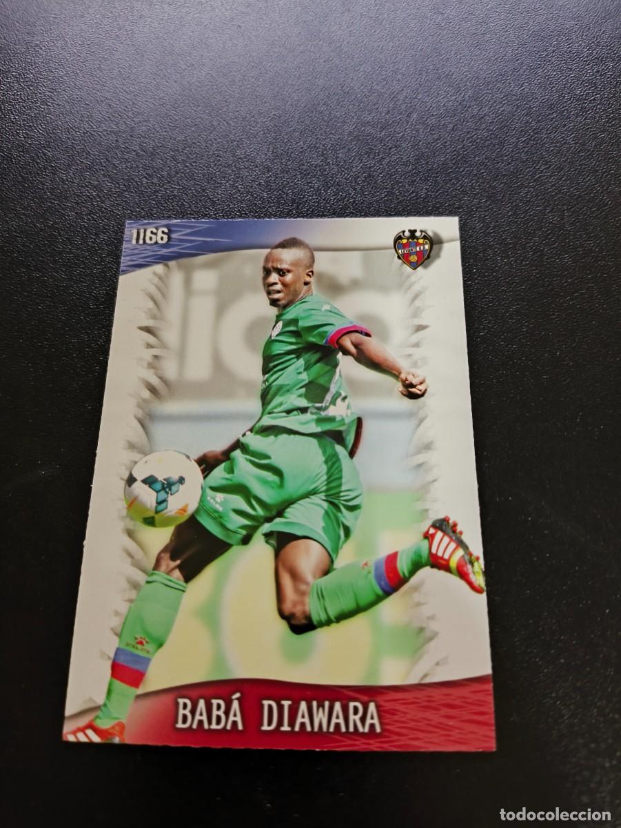 Football Stickers: 1166 Bab&aacute; Diawara LEVANTE ULTIMA HORA II MUNDICROMO LIGA 2013 2014 13 14 PLATINUM NO PANINI ESTE