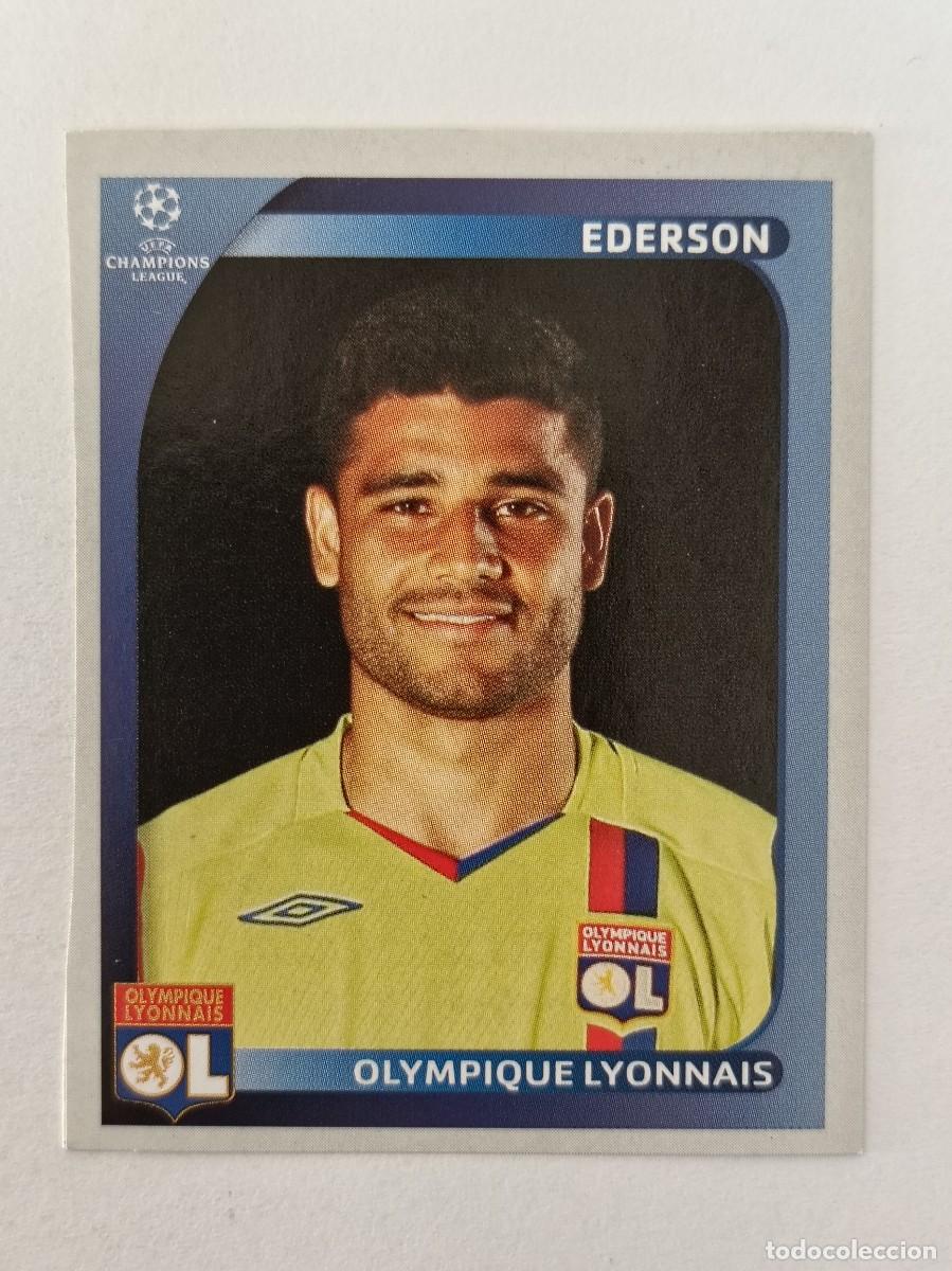 Football Stickers: #361 EDERSON (OLYMPIQUE LYON) CHAMPIONS LEAGUE 2008/2009 PANINI