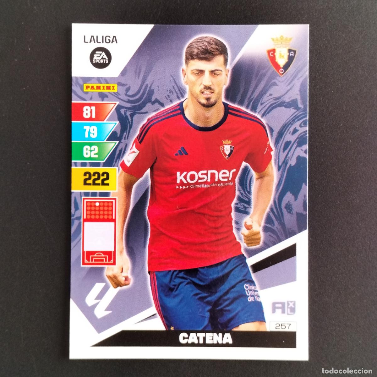 Cromos de F&uacute;tbol: 257 CATENA OSASUNA CROMOS ADRENALYN XL LALIGA CARD 2023 2024 23 214 PANINI