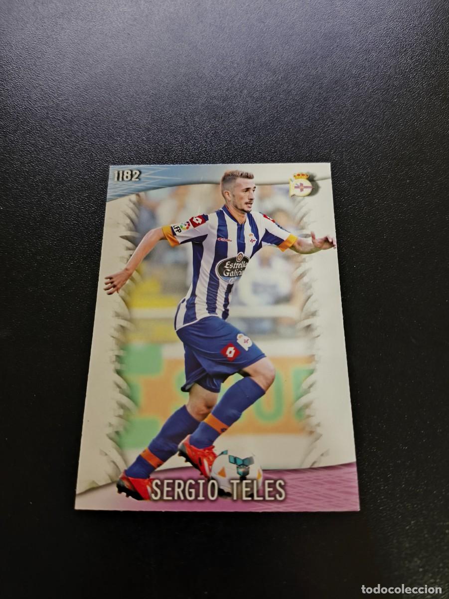 Cromos de F&uacute;tbol: 1182 Sergio Teles DEPORTIVO ULTIMA HORA II MUNDICROMO LIGA 2013 2014 13 14 PLATINUM NO PANINI ESTE