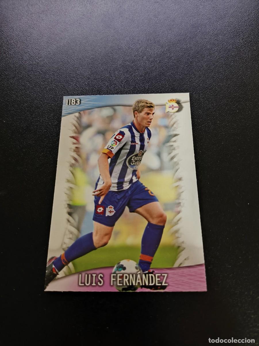 Cromos de F&uacute;tbol: 1183 Luis Fern&aacute;ndez DEPORTIVO ULTIMA HORA II MUNDICROMO LIGA 2013 2014 13 14 PLATINUM NO PANINI ESTE