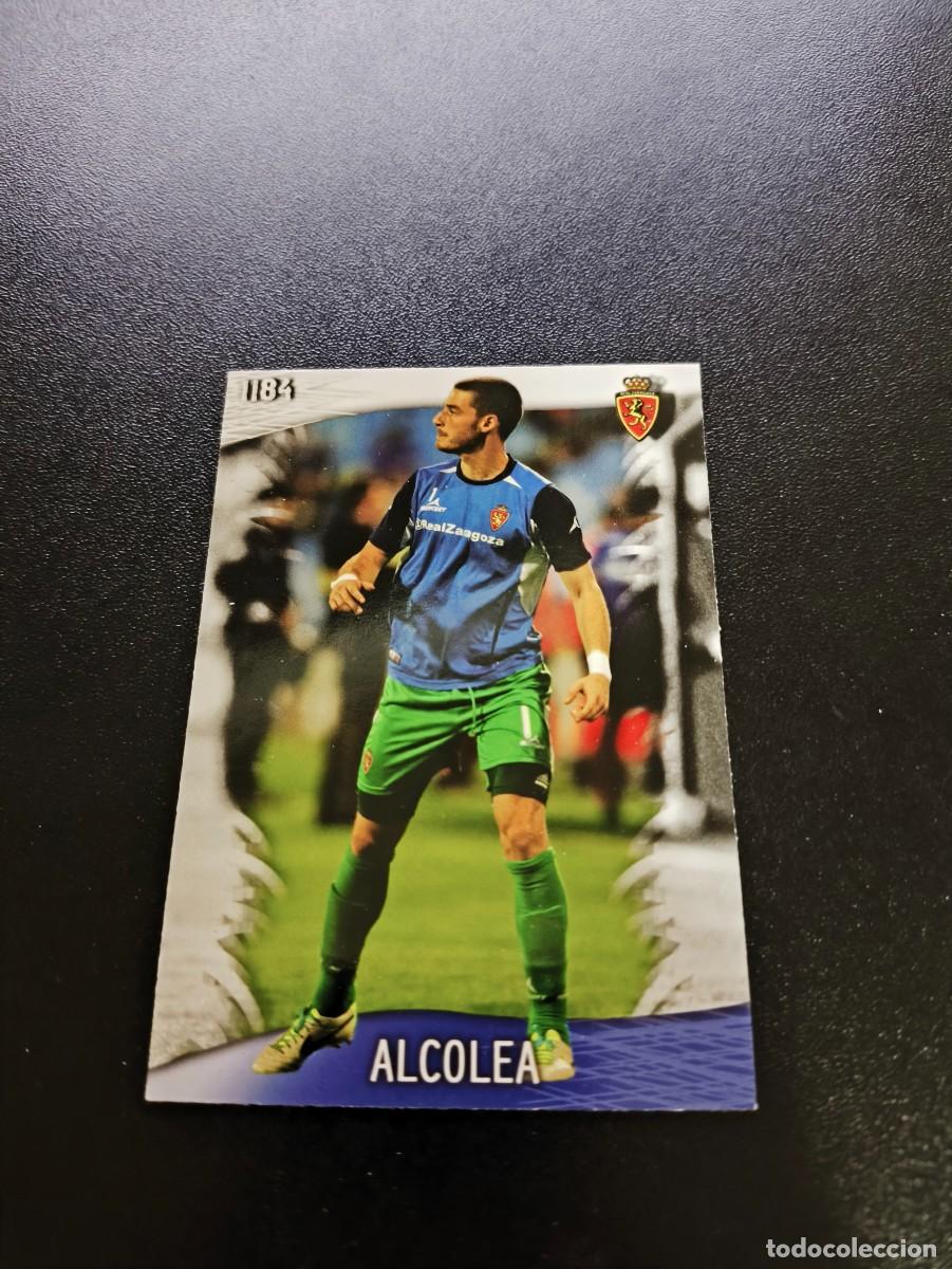 Cromos de F&uacute;tbol: 1184 Alcolea ZARAGOZA ULTIMA HORA II MUNDICROMO LIGA 2013 2014 13 14 PLATINUM NO PANINI ESTE