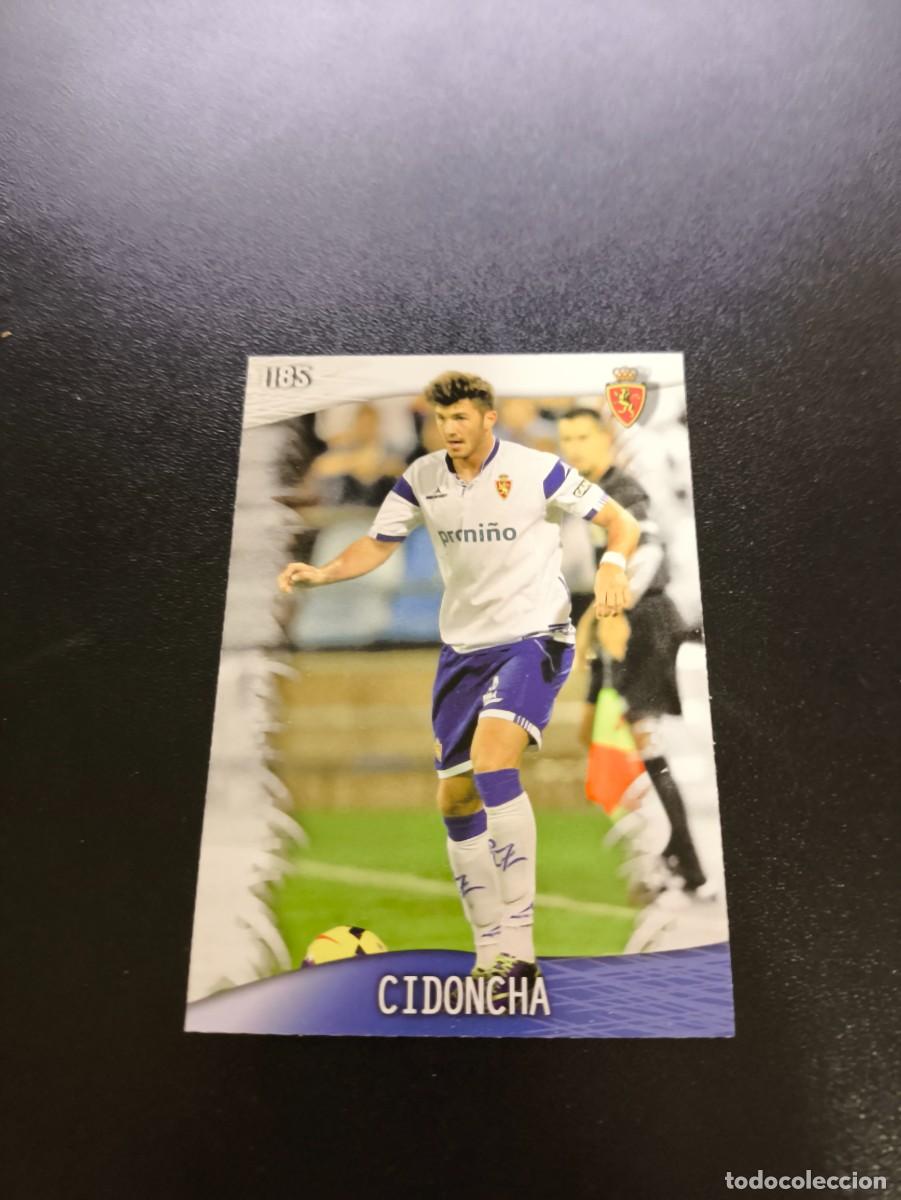 Cromos de F&uacute;tbol: 1185 Cidoncha ZARAGOZA ULTIMA HORA II MUNDICROMO LIGA 2013 2014 13 14 PLATINUM NO PANINI ESTE
