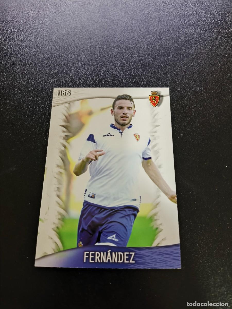 Cromos de F&uacute;tbol: 1186 Fern&aacute;ndez ZARAGOZA ULTIMA HORA II MUNDICROMO LIGA 2013 2014 13 14 PLATINUM NO PANINI ESTE