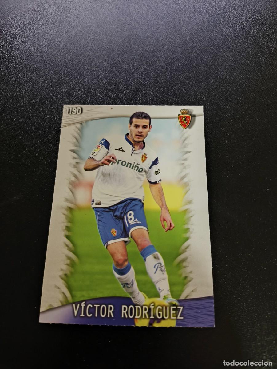 Cromos de F&uacute;tbol: 1190 V&iacute;ctor Rodr&iacute;guez ZARAGOZA ULTIMA HORA MUNDICROMO LIGA 2013 2014 13 14 PLATINUM NO PANINI ESTE