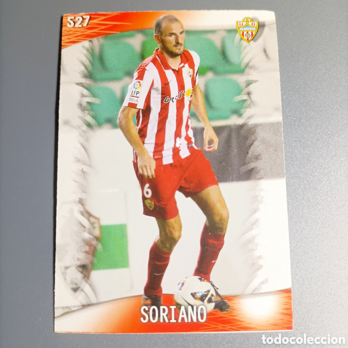 Cromos de F&uacute;tbol: MUNDI CROMO LIGA 2013-2014 (ALMER&Iacute;A) №527 SORIANO