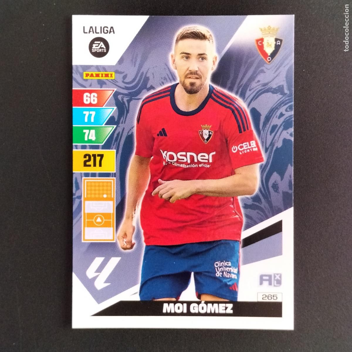 Cromos de F&uacute;tbol: 265 MOI GOMEZ OSASUNA CROMOS ADRENALYN XL LALIGA CARD 2023 2024 23 214 PANINI