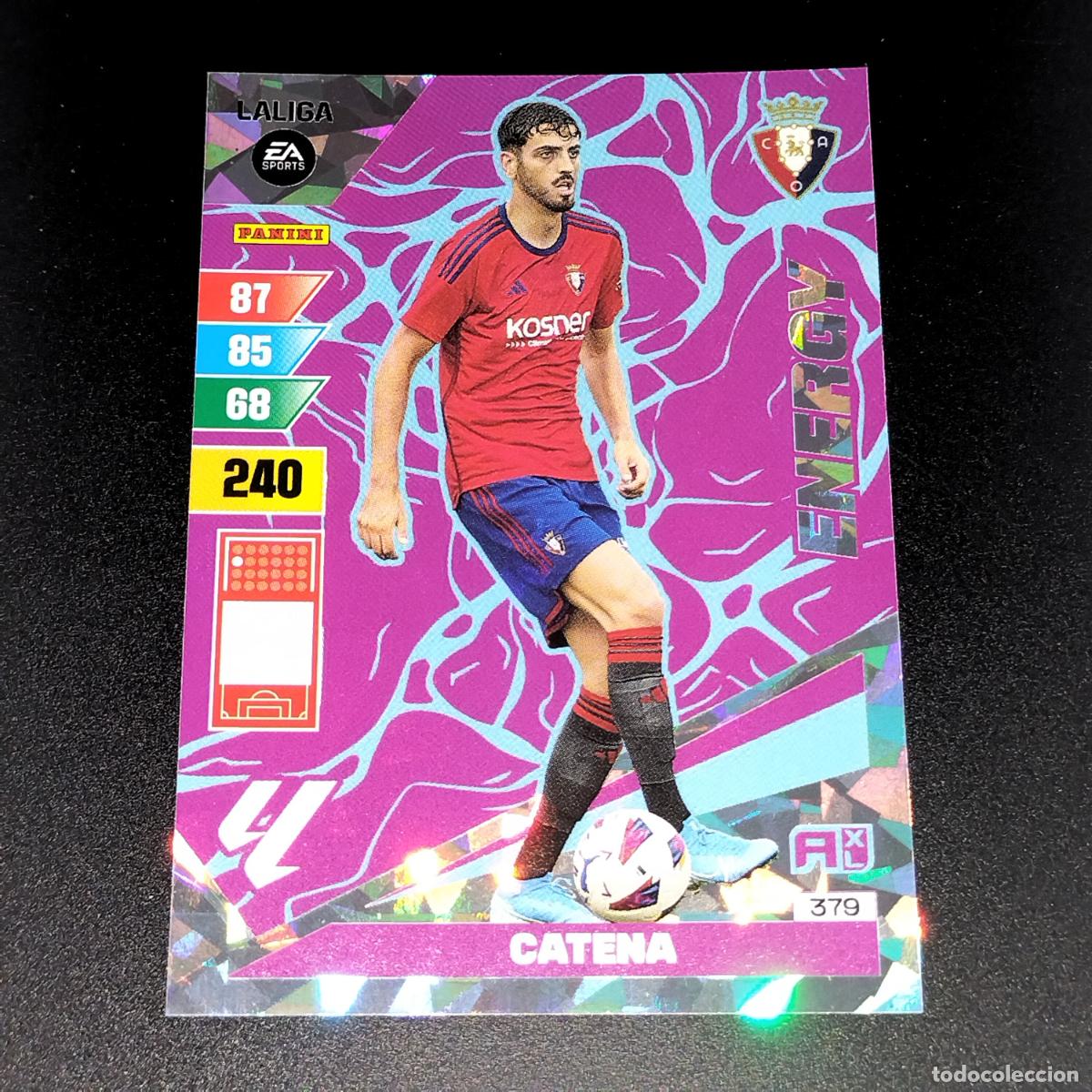 Cromos de F&uacute;tbol: 379 CATENA ENERGY OSASUNA CROMOS ADRENALYN XL LALIGA CARD 2023 2024 23 214 PANINI