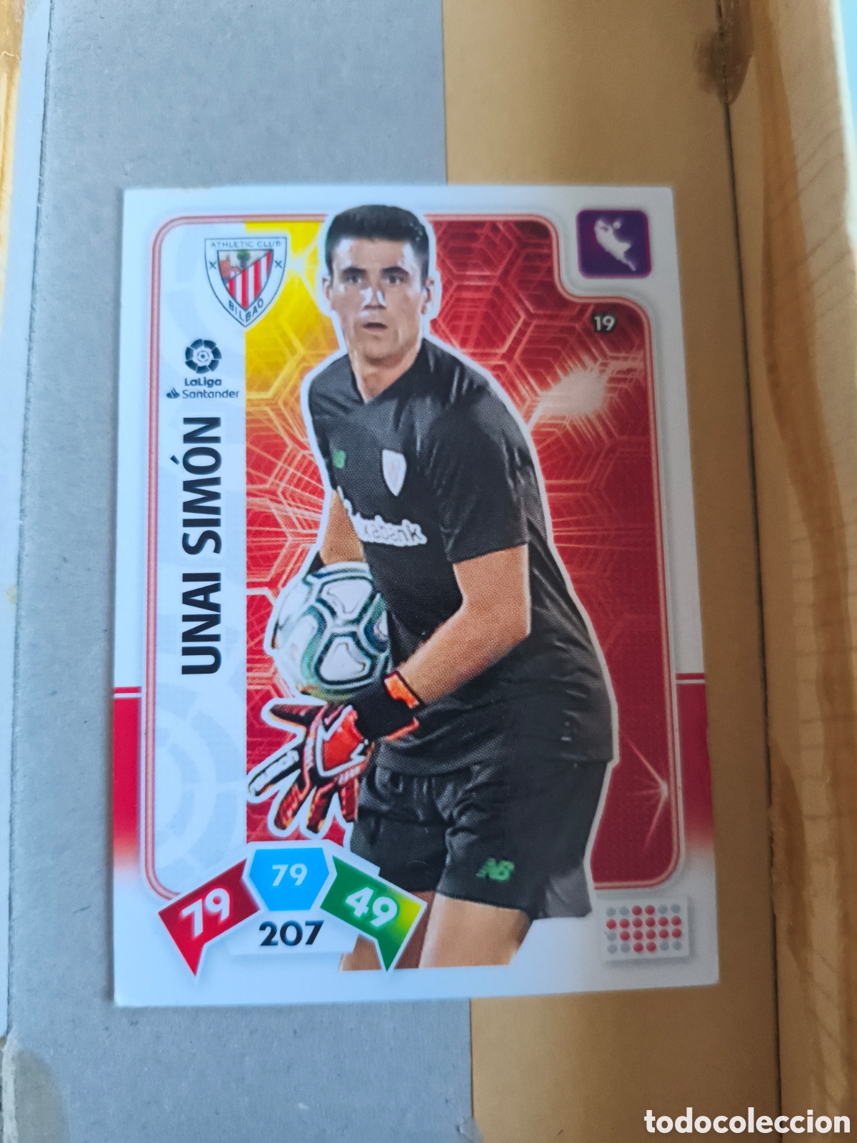 Cromos de F&uacute;tbol: UNAI SIM&Oacute;N 19 Athletic Club Bilbao 2019-2020 ADRENALYN XL Panini